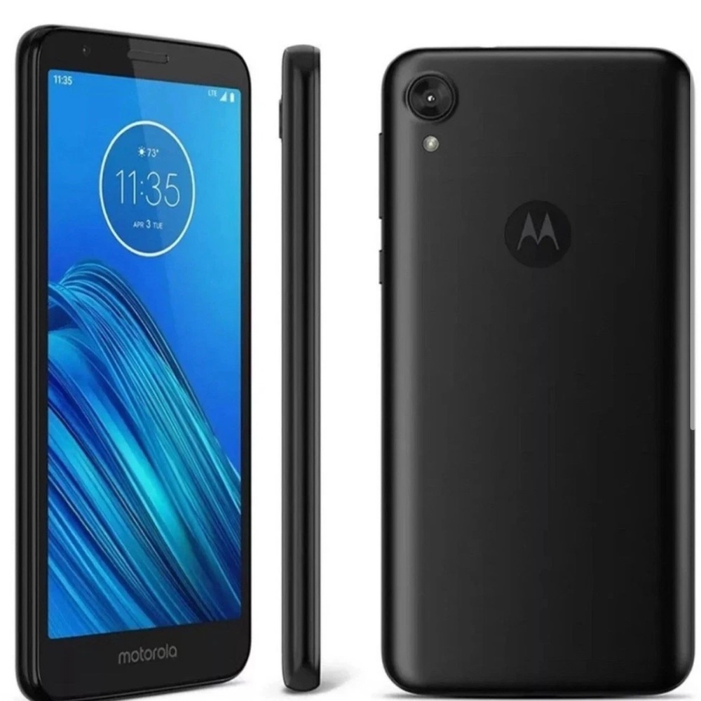 Motorola Moto E6 GSM Unlocked Phone 16GB (XT2005-5) Smart Phone Black MINT